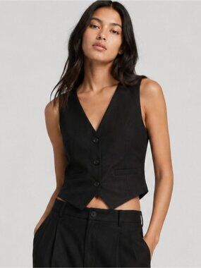 Gap Cotton-Linen Vest